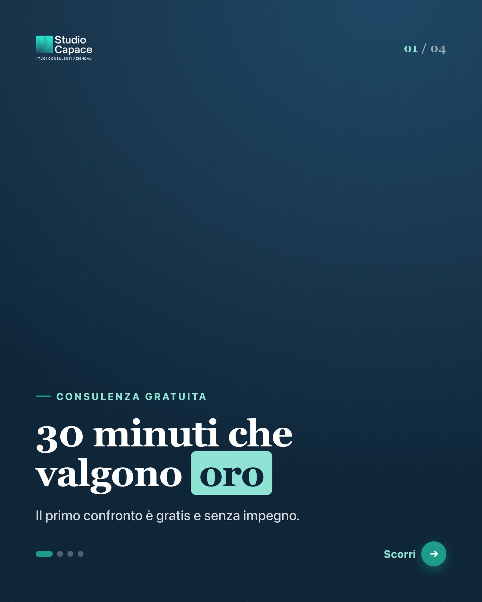 Consulenza gratuita — post Instagram Studio Capace